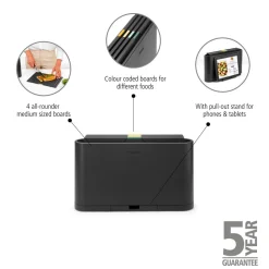 Tasty+ Chopping Boards with Case Set of 4