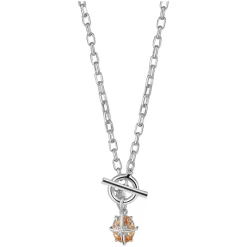 Fashion NEWBRIDGE SILVERWARE T-Bar Pendant Necklace