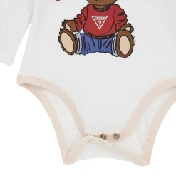 Teddy Logo Tracksuit & Bodysuit Three-Piece Set