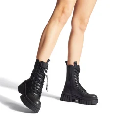 Fashion KG BY KURT GEIGER Tegan Lace-Up Two Biker Boots