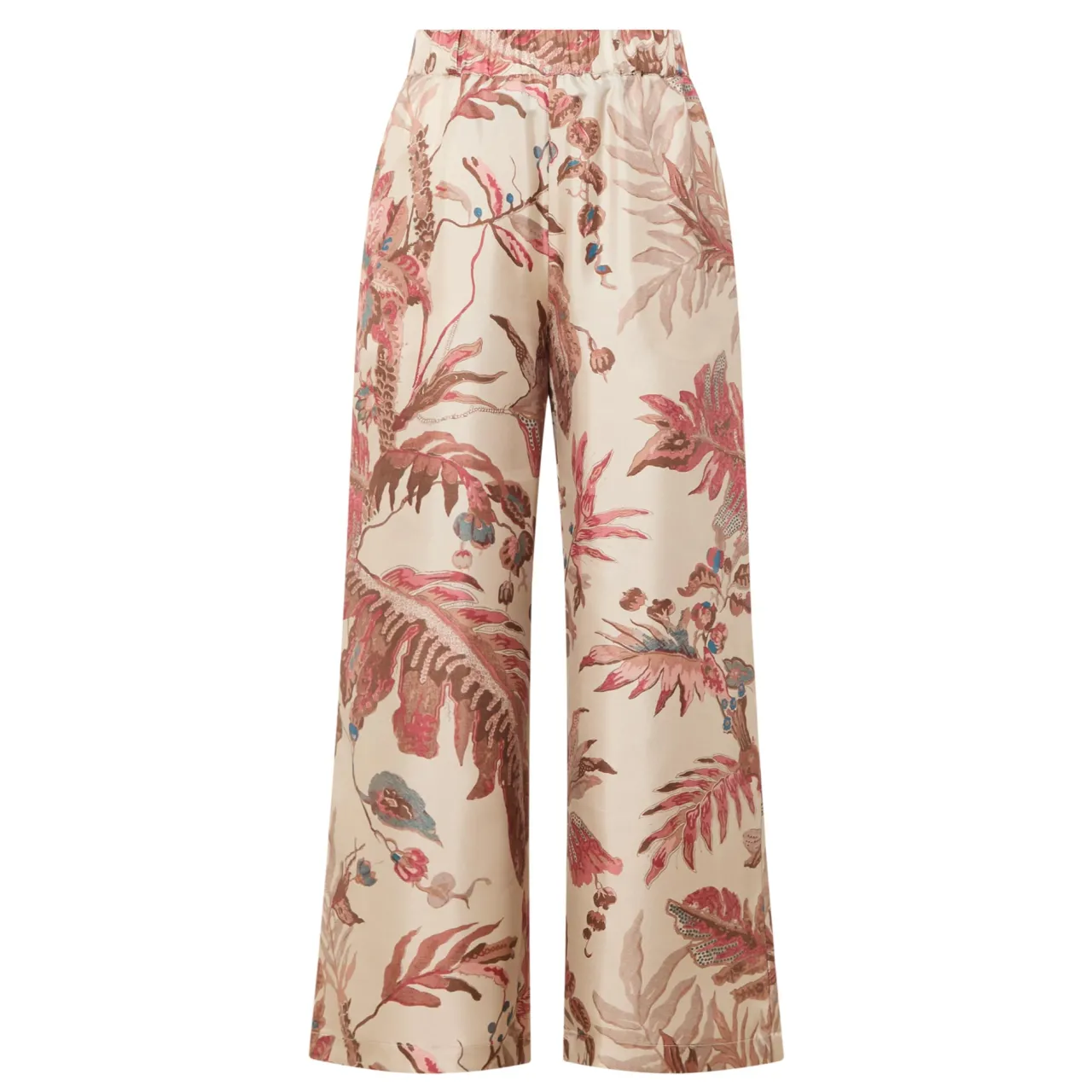 Sale WEEKEND MAX MARA Temide Tapestry Wide Leg Trousers