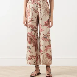 Sale WEEKEND MAX MARA Temide Tapestry Wide Leg Trousers