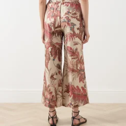 Sale WEEKEND MAX MARA Temide Tapestry Wide Leg Trousers