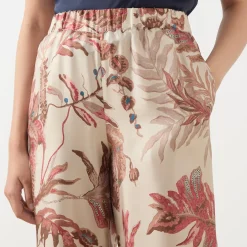 Sale WEEKEND MAX MARA Temide Tapestry Wide Leg Trousers