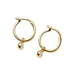 Hot MISSOMA Tennis Charm Mini Hoop Earrings