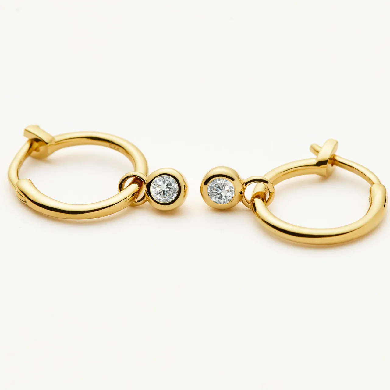 Hot MISSOMA Tennis Charm Mini Hoop Earrings