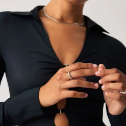 Tennis Eternity Stacking Ring