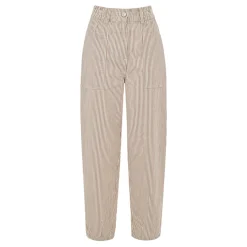 Best WHISTLES Tessa Stripe Straight Leg Trousers