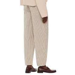 Best WHISTLES Tessa Stripe Straight Leg Trousers