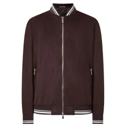 Textured Bomber Jacket