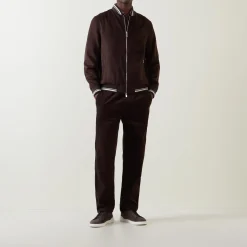 Textured Bomber Jacket