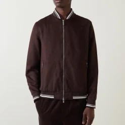 Textured Bomber Jacket