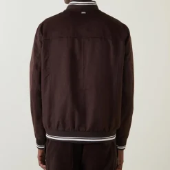 Textured Bomber Jacket