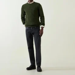 Discount FISHERMAN Textured Knit Sweater