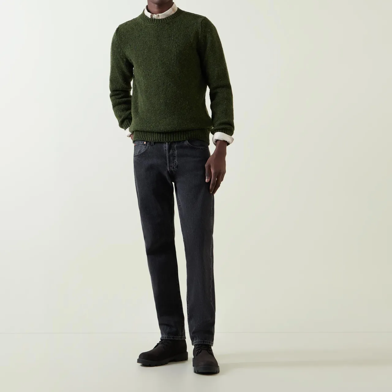 Discount FISHERMAN Textured Knit Sweater