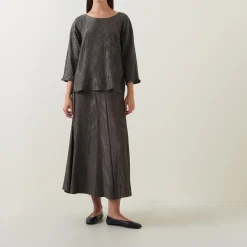 Best JOSEPH RIBKOFF Textured Pattern Blouse