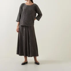 Textured Pattern Skirt