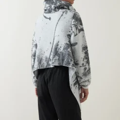 New SARAH PACINI Textured Scarf Sweater