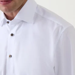 Textured Single Cuff Shirt