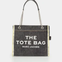 Sale MARC JACOBS The Denim Chain Medium Tote Bag