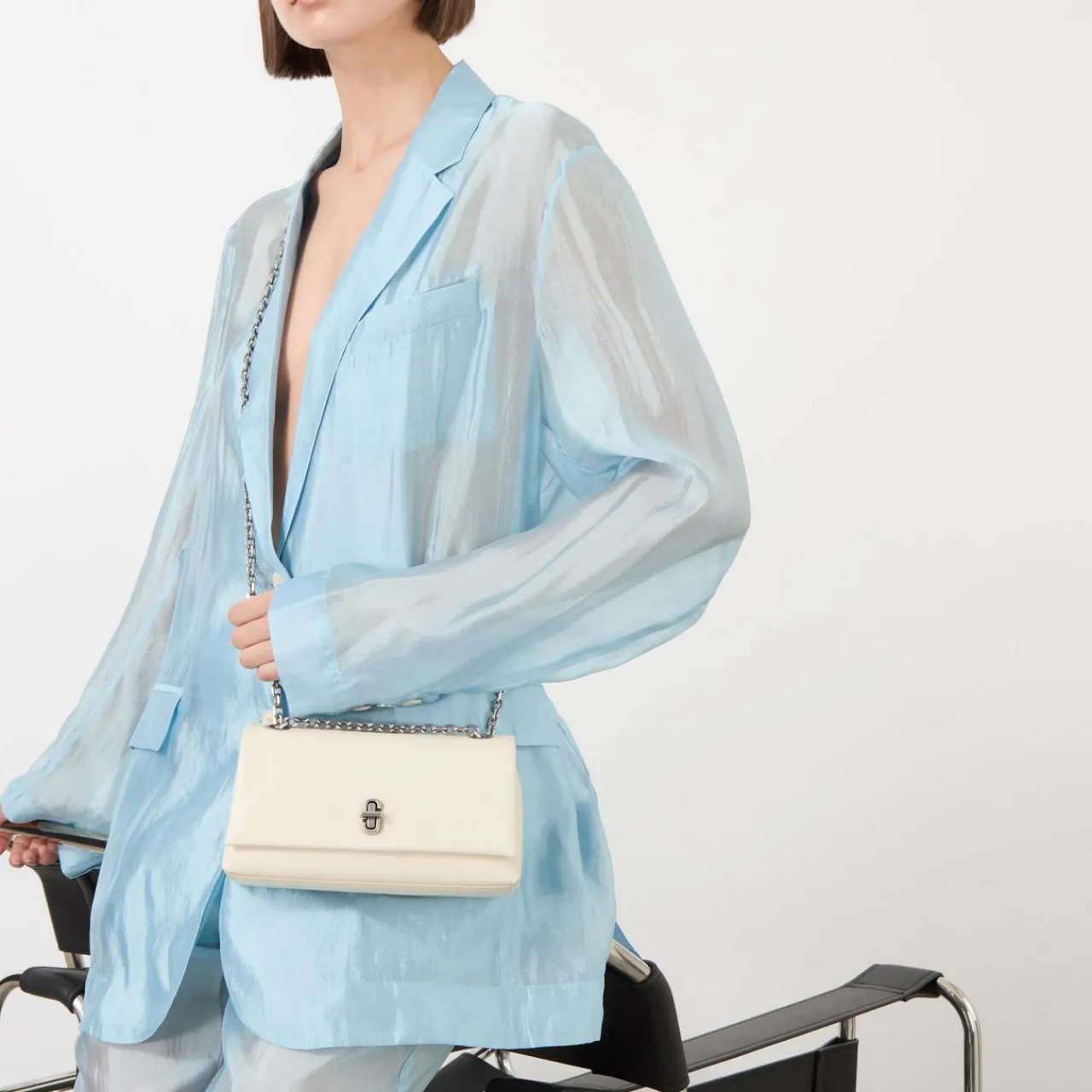 New MARC JACOBS The Dual Chain Crossbody Bag