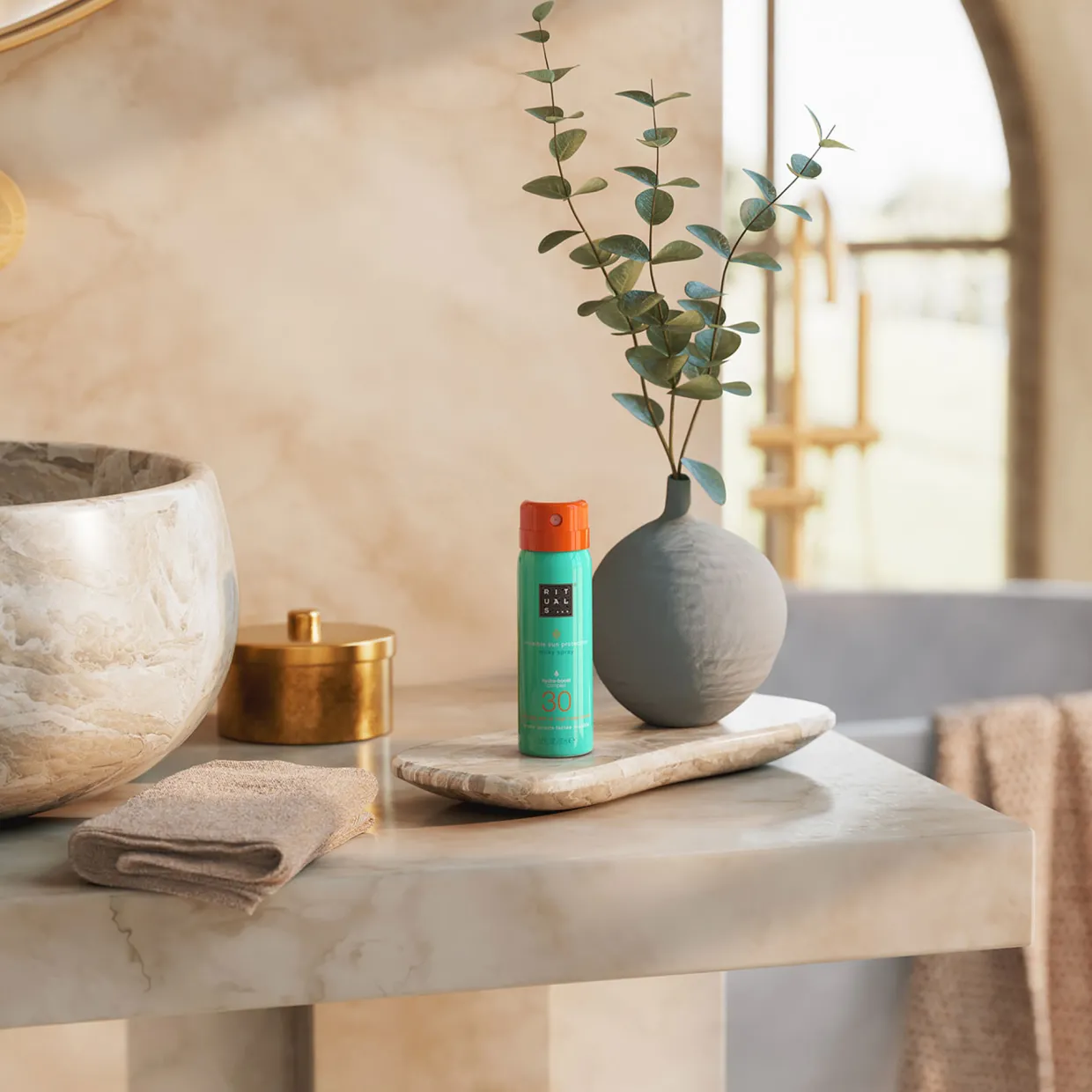 The Ritual of Karma Sun Protection Milky Spray SPF 30 Mini