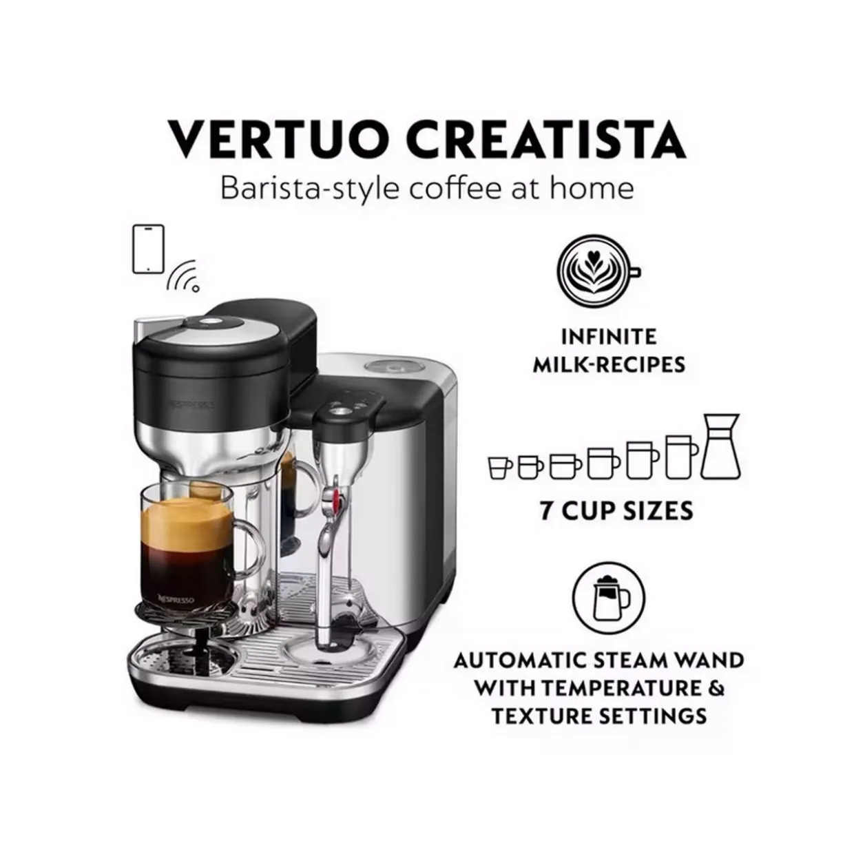 The Vertuo Creatista Black Truffle