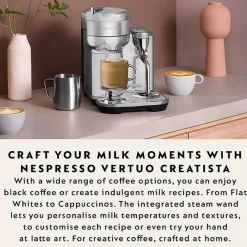 The Vertuo Creatista Black Stainless Steel