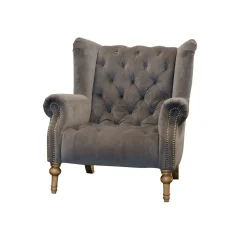 Hot ALEXANDER & JAMES Theo Armchair Asphalt