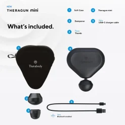 Discount THERABODY Theragun Mini Portable Percussive Therapy Massage Gun (2nd Generation)