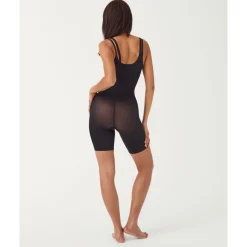Thinstincts® 2.0 Open-Bust Mid-Thigh Bodysuit