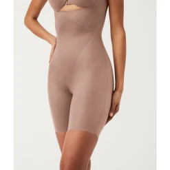 Thinstincts® 2.0 Open-Bust Mid-Thigh Bodysuit