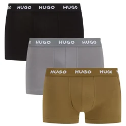 Best HUGO Three-Pack Assorted Logo Trunks