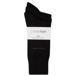 Discount CALVIN KLEIN Three-Pack Flat Knit Crew Socks