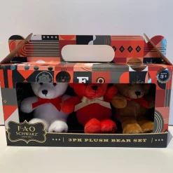 Three-Pack Mini Plush Bear Set