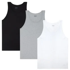 Discount BOSS Three-Pack Mixed Colour Tank Tops