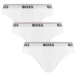 Discount BOSS Three-Pack Solid Logo Briefs