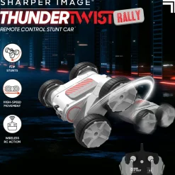 Clearance FAO SHARPER IMAGE Thunder Twist Rally Remote Control Stunt Car