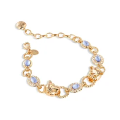 Tigers Head Crystal Stone Bracelet