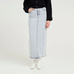 Hot GESTUZ Tillia Denim Pencil Skirt