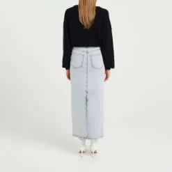 Hot GESTUZ Tillia Denim Pencil Skirt