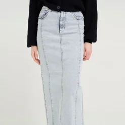 Hot GESTUZ Tillia Denim Pencil Skirt