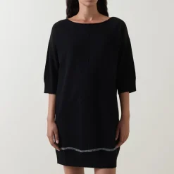 Sale SARAH PACINI Tipped Knit Mini Dress