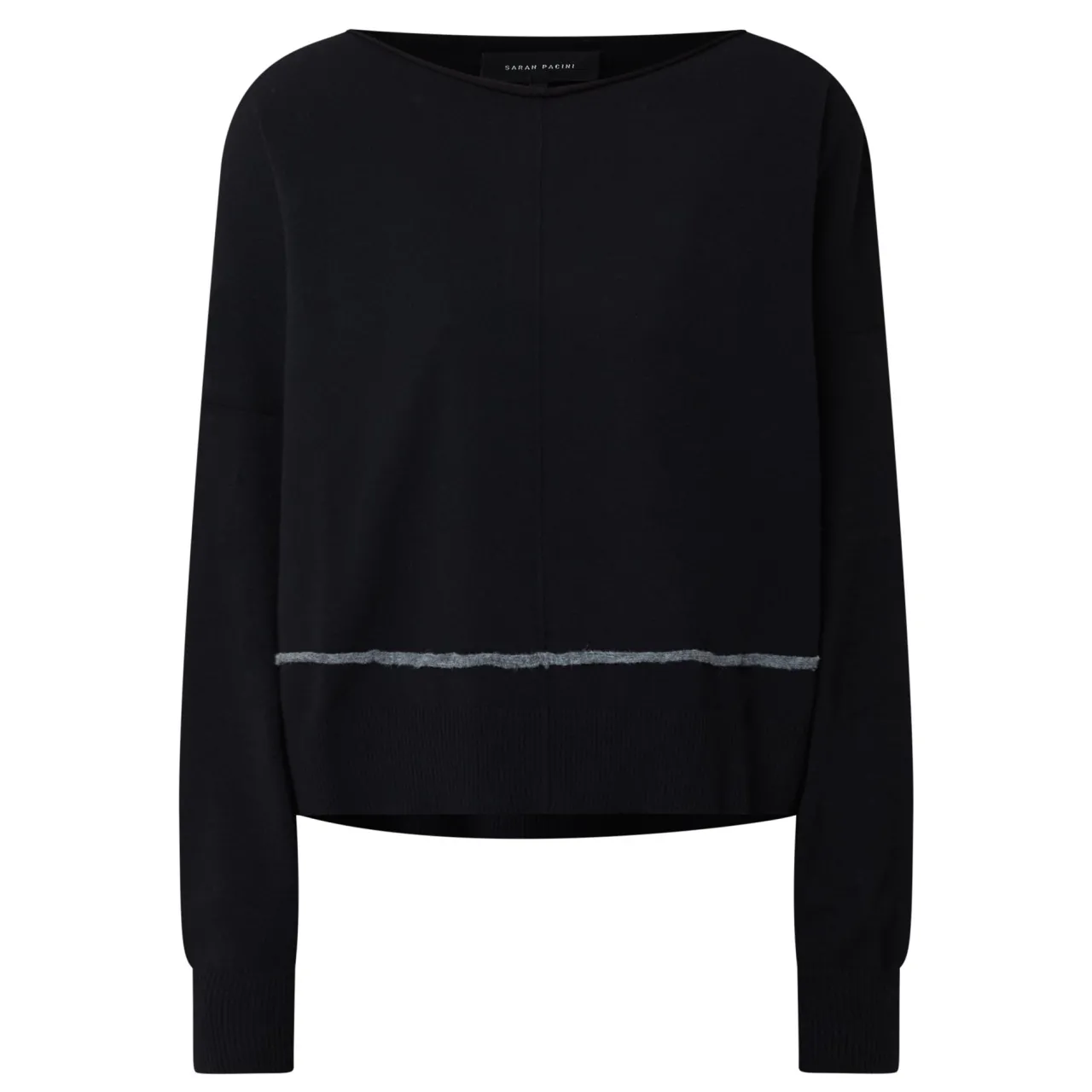 Fashion SARAH PACINI Tipped Knit Sweater