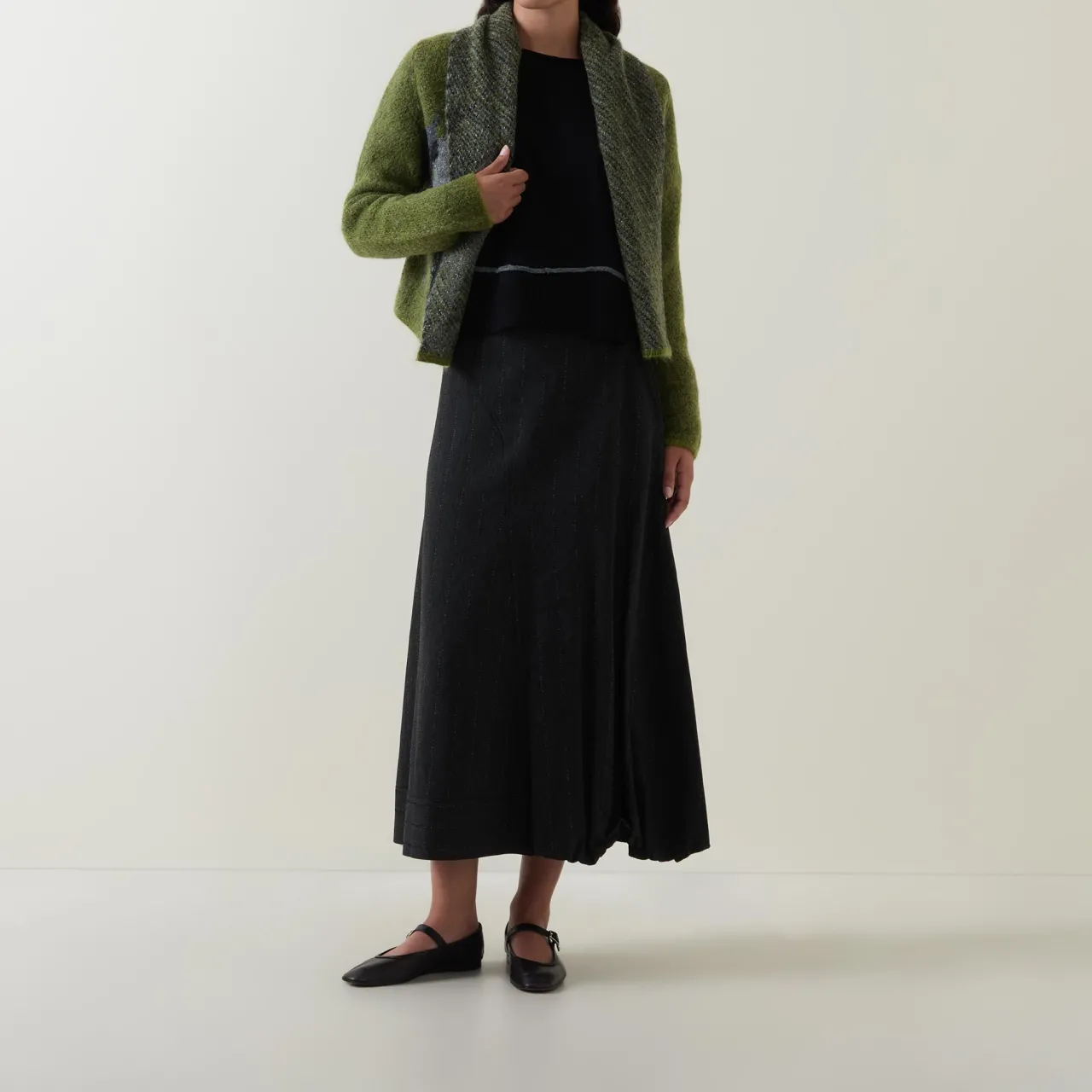 Fashion SARAH PACINI Tipped Knit Sweater