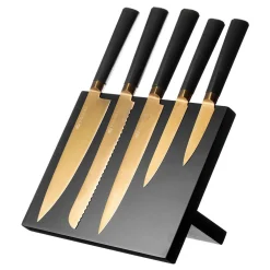 Titan Gold Six Piece Knife Block