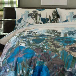 Fashion THE LYNDON COMPANY Tivoli Blue Duvet Set Blue