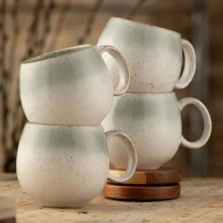 Hot BELLEEK Tivoli Round Mug Set Of Four