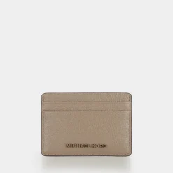Best MICHAEL MICHAEL KORS Tonal Logo Leather Cardholder