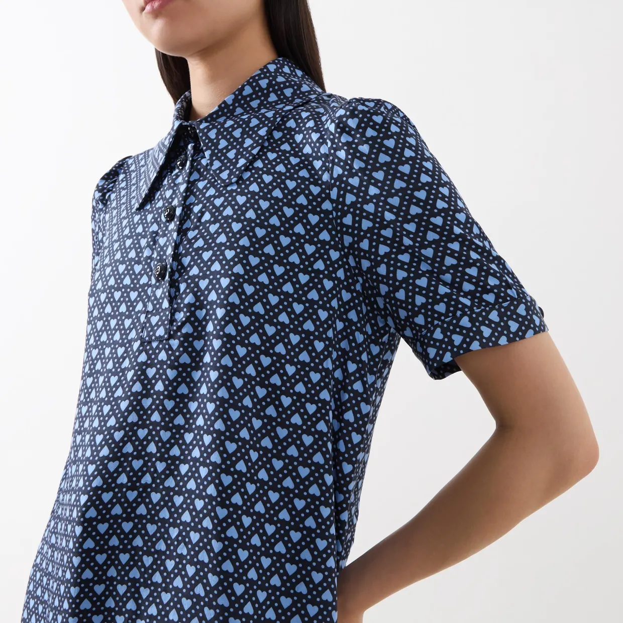 Tonino Mini Hearts Polo Top